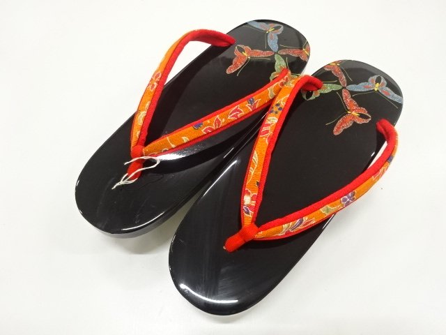 JAPANESE KIMONO / UNUSED PAULOWNIA GETA (23 CM)